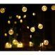 Гірлянда LED-ланцюг LightZone 10 кульок (золотисті) 2,25м на батарейках 17606-01 фото 3