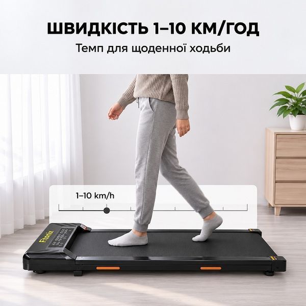 Бігова доріжка Fitonix XD-W2S 1-10 км, год 120 кг 17336 фото
