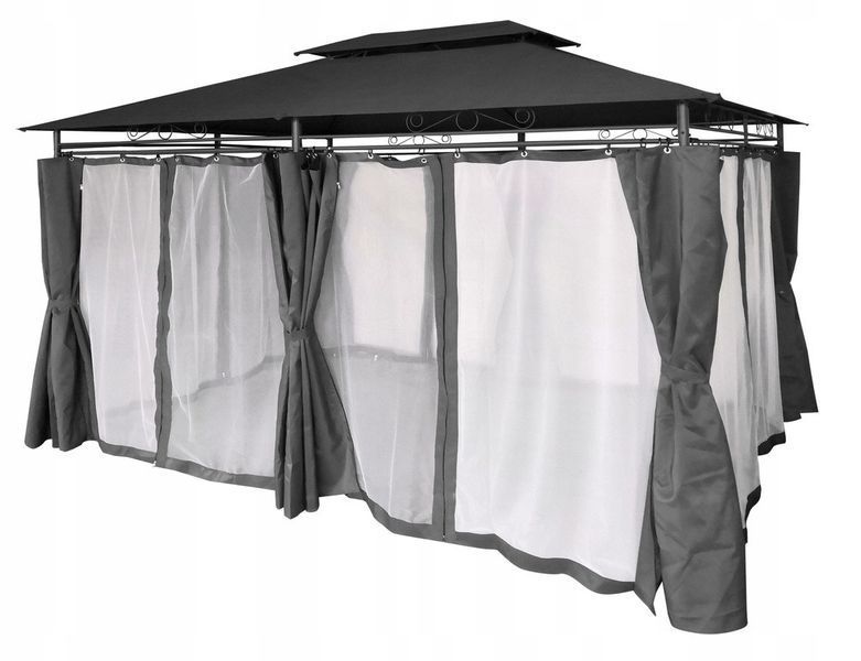 Павільйон GardenLine Totem Grey 3&times;4&times;2,5 м сталевий каркас TUN0389 фото