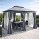 Павільйон GardenLine Totem Grey 3&times;4&times;2,5 м сталевий каркас TUN0389 фото 1
