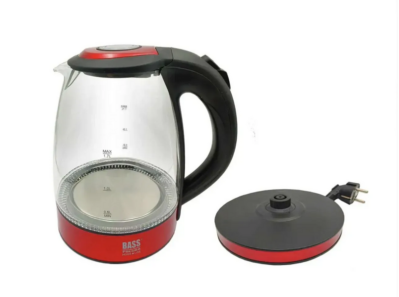 Електричний чайник Bass Polska BH 10360 1,7 л LED BH 10360 фото