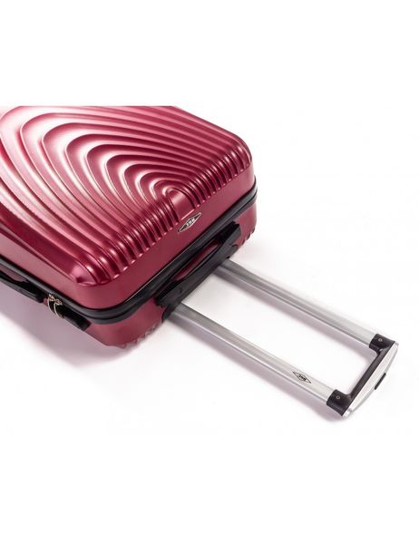Дорожный чемодан с ABS+ пластика Rgl 663 Средний, Бордовый 663 фото