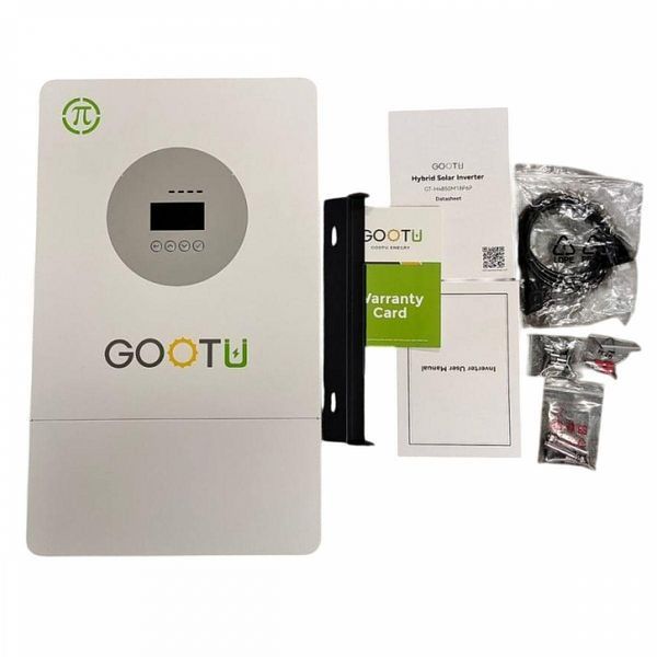 5 кВт+5,12 кВт LiFePO4 Комплект Інвертор Gootu +Настінний акумулятор DAH Solar для резервного живлення будинків, кваритир 18000-01 фото