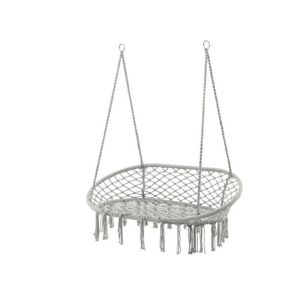 Садова гойдалка GardenLine DUO Grey підвісне сидіння 300 кг HAM5177 фото