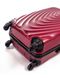 Дорожня валіза з ABS+ пластику Rgl 663 Середня, Бордовий 663 фото 4