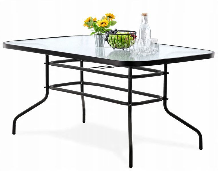 Комплект садових меблів Kontrast Garden-8 Black 150&times;90 см Garden-8 FI150 Black фото