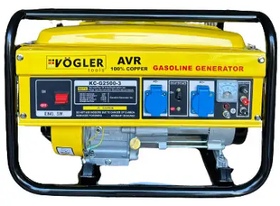 Бензиновий генератор 3 кВт Vogler KC-G2500-3 з мідною обмоткою та системою AVR KC-G2500 фото