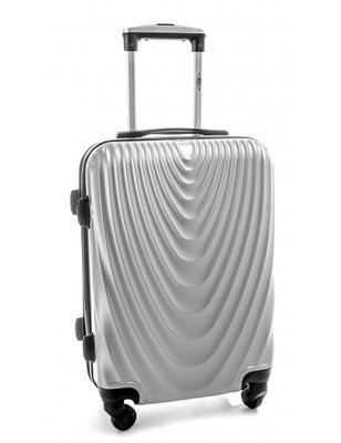Дорожня валіза з ABS+ пластику Rgl 663 Мала, Сірий 663 фото