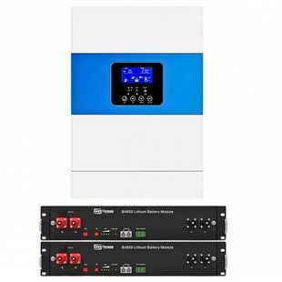 6.5 кВа Комплект резервного живлення Parallel function Гібридний інвертор Daxtromn + два акумулятори Dyness B4850 LiFePO4 17066 фото