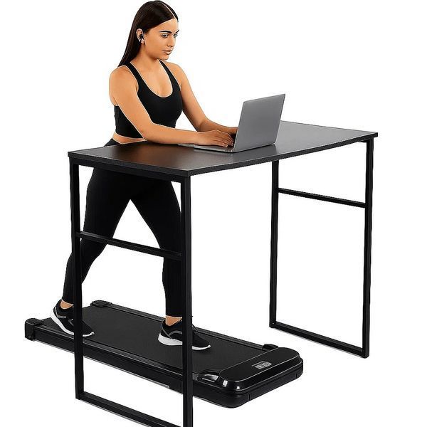 Уцінка! Бігова доріжка до 120 кг, 1100 Вт, 6 км/год тиха, компактна Treadmill XM-U1 для дому, квартири чи офісу 17393-01 фото