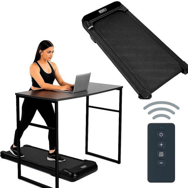 Уцінка! Бігова доріжка до 120 кг, 1100 Вт, 6 км/год тиха, компактна Treadmill XM-U1 для дому, квартири чи офісу 17393-01 фото