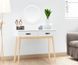Туалетний косметичний столик MIrror 100x40x139 см білий PHO1602 фото 6
