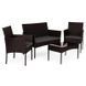 Набір садових меблів GardenLine Reno Brown скло 5 мм ESO-F574-2-4 фото 2