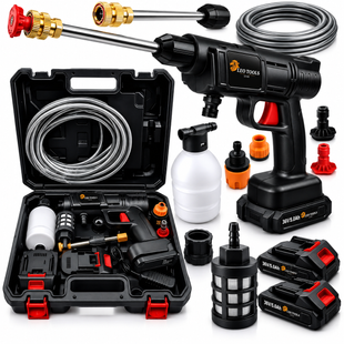 Акумуляторна мийка високого тиску LEO TOOLS 36V&nbsp;+ 2 акумулятори (Польща) LE120 фото
