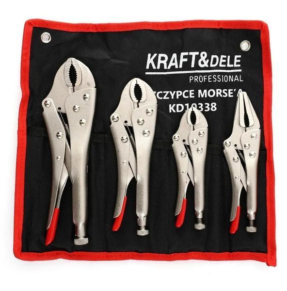 Набір затискних кліщів Kraft&Dele KD10338 4 шт KD10338 фото