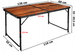 Складний туристичний стіл Trip table 120x60 МДФ 5 мм S0022 фото 11
