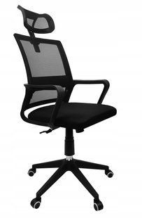 Кресло офисное Kontrast Manager Black ткань 5901386202512 фото
