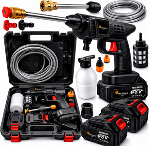Акумуляторна мийка високого тиску LEO TOols LE120-В 48V 60 бар LE120-В фото