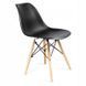 Крісло JUmi Plastic Chair Black поліпропілен і дерево Plastic Chair Black фото 4