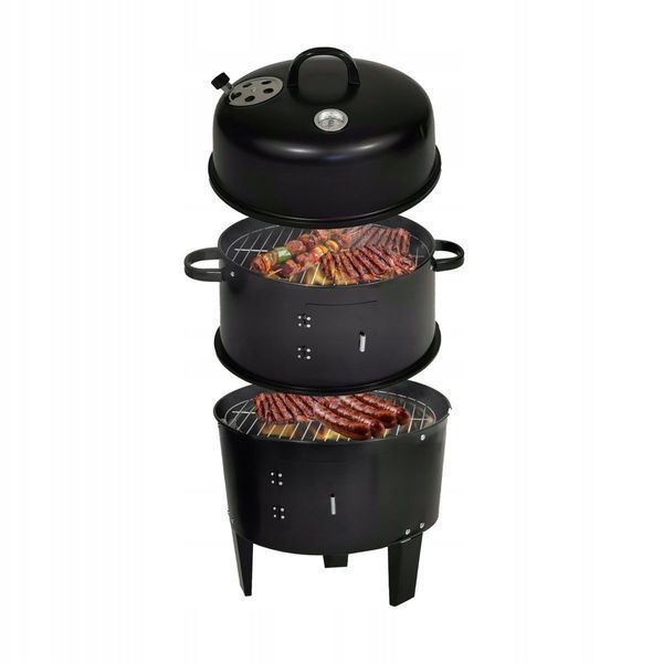 Смокер гриль вугільний Kontrast BBQ 1004 41.5&times;41.5&times;81.5 см BBQ 1004 фото