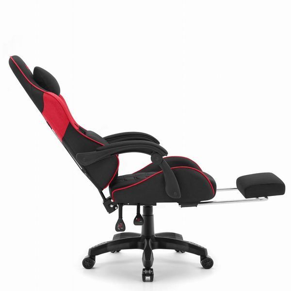 Крісло Cabro C501 Black-Red тканина 150 кг спинка 145&deg; 5907196010576 фото