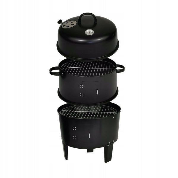 Смокер гриль вугільний Kontrast BBQ 1004 41.5&times;41.5&times;81.5 см BBQ 1004 фото