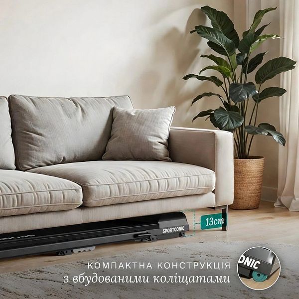 Бігова доріжка Sportconic P106FA Pro 109&times;40 см 12 км/год 18126-01 фото
