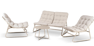 Комплект садових меблів MEbel ELite MEgara бежевий 4 місця ME.MEGARA/P/T/ZES фото