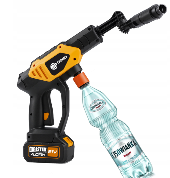 Акумуляторна мийка Majster PRO MP-0360 60 бар 2АКБ 4Ah MP0360 фото