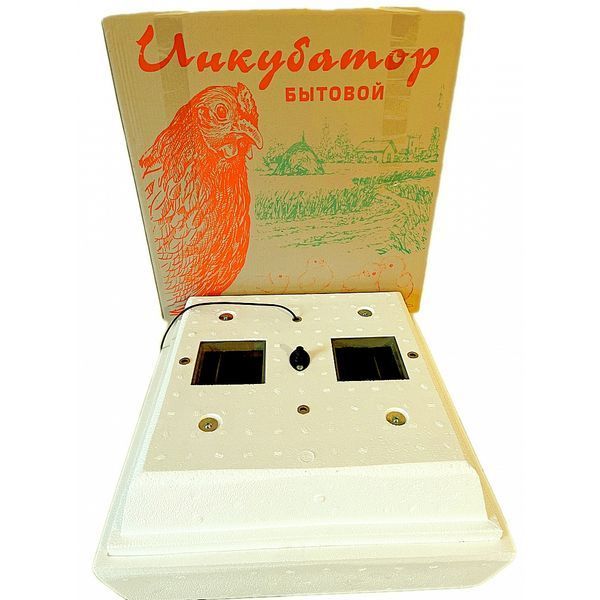 Інкубатор Наседка ІПМ-72 механічний 72 яйця 600&times;600&times;270 мм 13949-01 фото