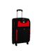 Дорожный тканевый чемодан Rgl s-010 Большой, Черно-красный s010-7 фото