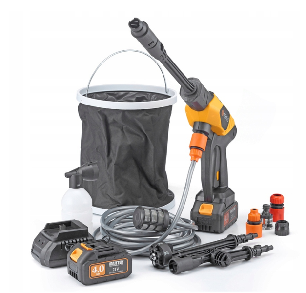 Акумуляторна мийка Majster PRO MP-0360 60 бар 2АКБ 4Ah MP0360 фото