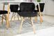 Крісло Leobert Lago Black оксамитове сидіння 74&times;48&times;43 см Lago Black фото 5