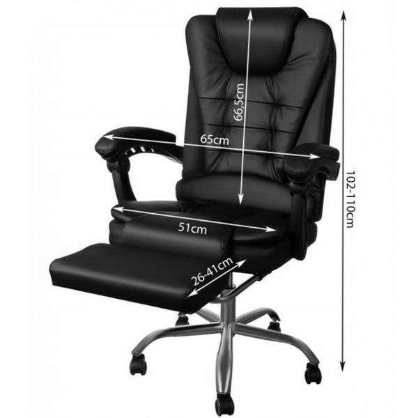 Офісне крісло Boss 23286 Premium екокожа чорне 17363-01 фото